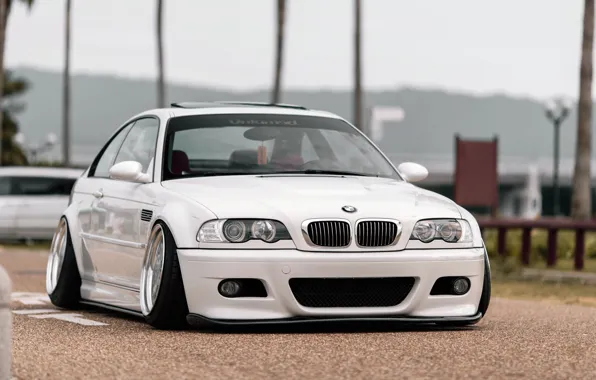 Авто, Белый, BMW, Машина, БМВ, Капот, Фары, Автомобиль