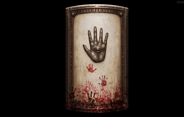 Глаз, кровь, рука, щит, ладонь, Dark soul 2