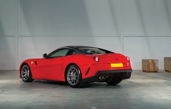 Картинка Ferrari, 599, Ferrari 599 GTO, rear view