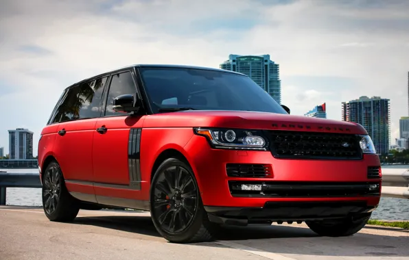 Range Rover, with, Supercharged, LWB, complete, exterior, two-tone