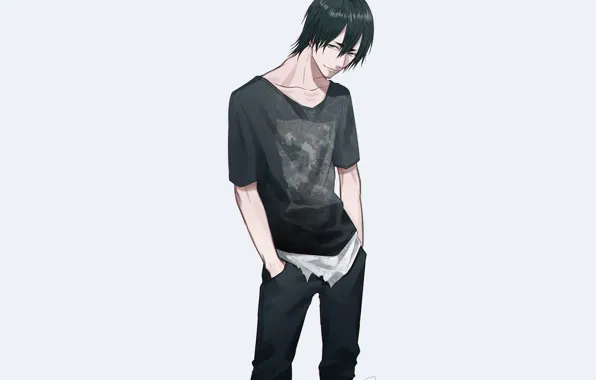 Фон, арт, парень, Kuroko No Basket, Hanamiya Makoto