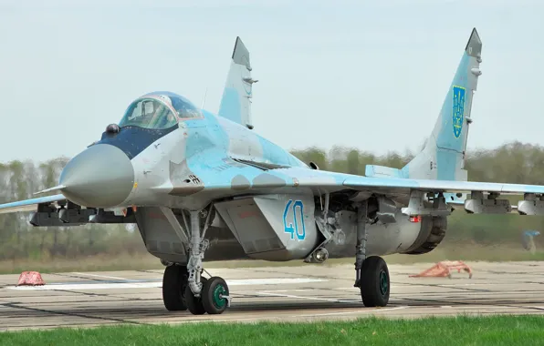 Картинка Истребитель, Украина, Миг-29, Шасси, ВВС Украины