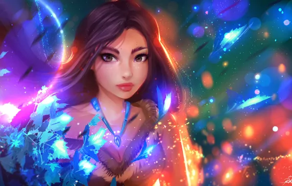 Девушка, Pocahontas, by ryky