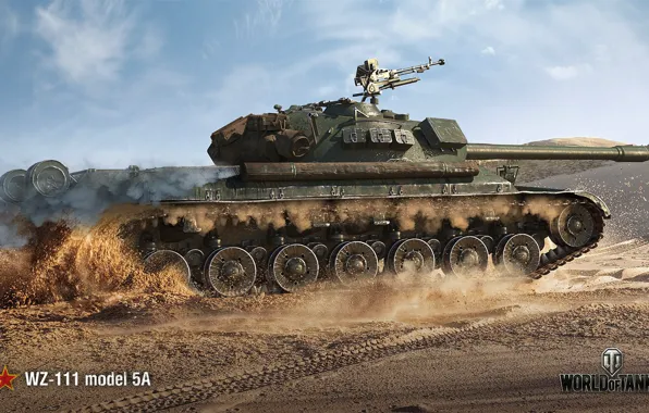 Картинка WoT, Мир танков, World of Tanks, Wargaming, WZ-111-5A, китайский танк
