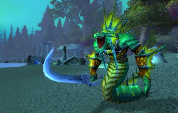 WoW, game, наги, наг, World of WarCraft, Темные берега