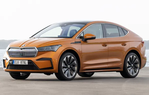 Экстерьер, 2022, Coupe iV, Skoda Enyaq