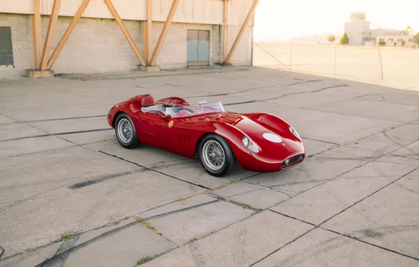 Maserati, 1957, ретро автомобили, единственный экземпляр, retro cars, Maserati 200SI, the only instance, Fantuzzi
