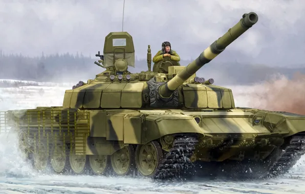 Картинка Т-72Б2, Уралвагонзавод, Рогатка, советский средний и основной танк