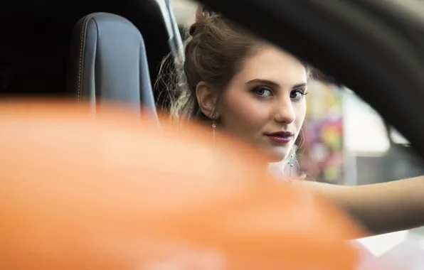 Авто, взгляд, лицо, GIORGIA