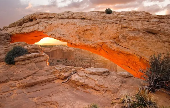 Каньон, арка, Mesa Arch