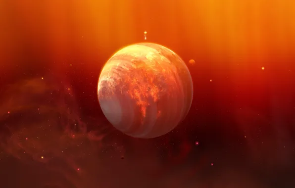 Звезды, Планета, Космос, Туманность, Планеты, Fantasy, Planets, Арт