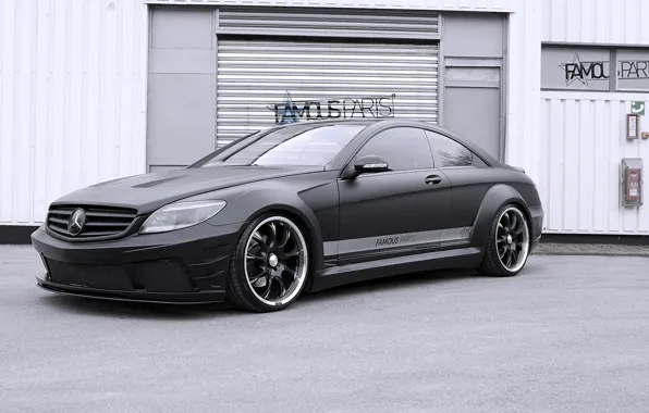 Mercedes-Benz, Black, Matte, CL500, Edition, Premium, by Famous Parts