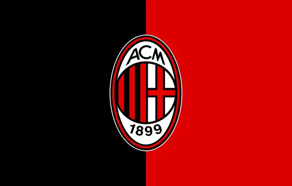 Wallpaper, sport, logo, football, AC Milan