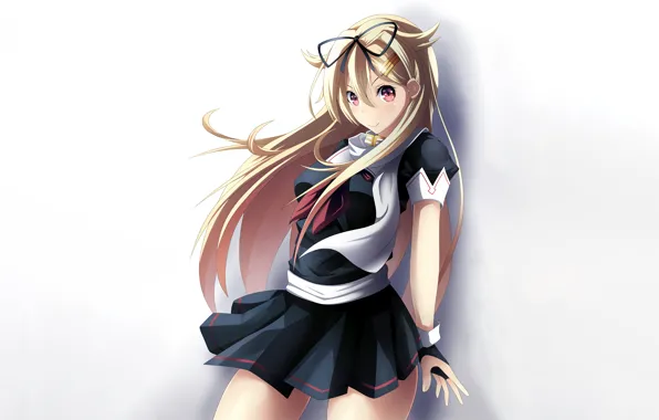 Girl, sexy, blouse, long hair, anime, beautiful, pretty, attractive