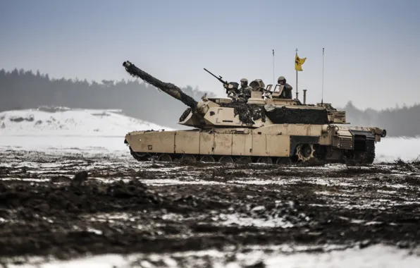 Танк, M1A1, бронетехника, Abrams, Абрамс