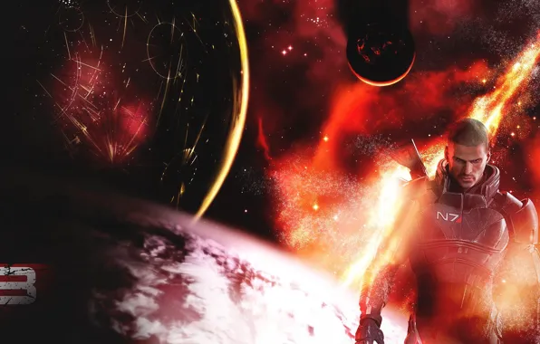 Планеты, mass effect, Шепард