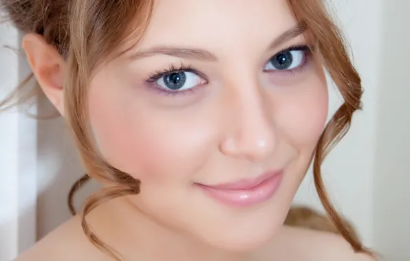 Взгляд, лицо, модель, Nikia a