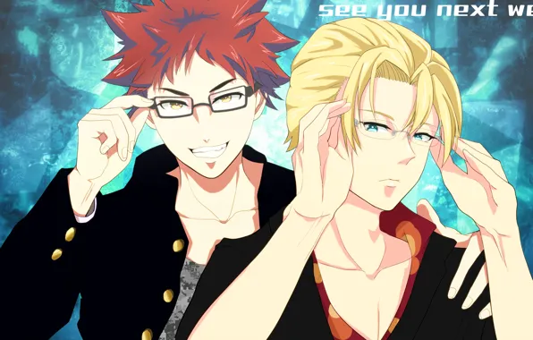 Fanart, Shokugeki no Souma, Yukihira Souma, Food Wars!, Pixiv, Takumi Aldini, Fanart From Pixiv