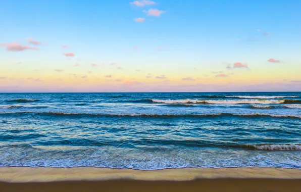 Волны, облака, красота, простор, waves, clouds, beauty, expanse