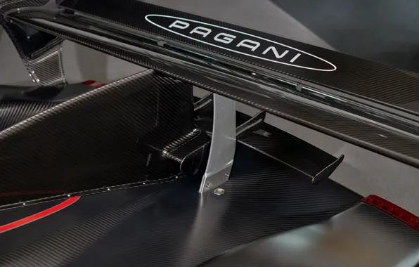 Картинка Pagani, Pagani Zonda R, Zonda, carbon fiber, rear wing