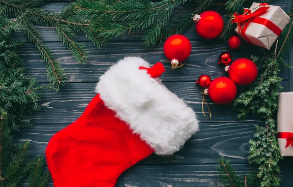 Картинка украшения, шары, Новый Год, Рождество, подарки, Christmas, balls, wood