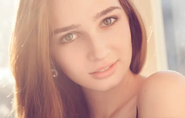 Девушка, улыбка, милая, красивая, яркая, Yuli Rubinsky