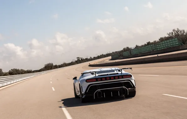 Картинка Bugatti, hypercar, rear view, Centodieci, Bugatti Centodieci