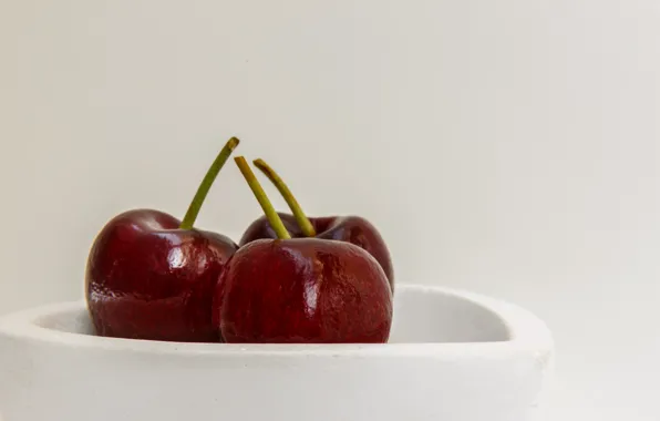 Food, fruit, cherries, dish