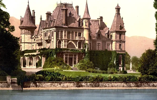 Картинка город, замок, Германия, архитектура, Schloss Schadau