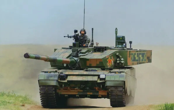 Картинка china, battle tank, major heavy, the type 99