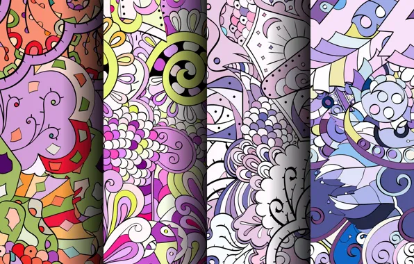 Фон, узор, текстура, colorful, stripes, patterns, seamless, backgroun