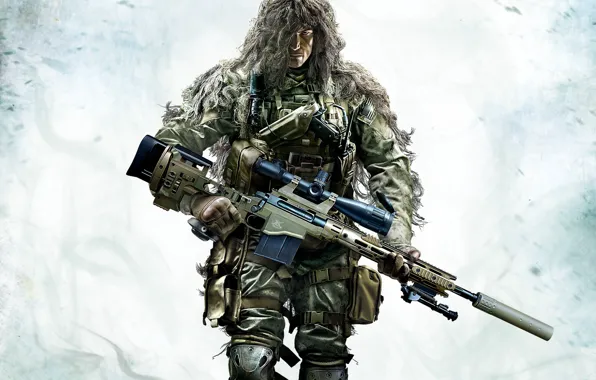 Оружие, снайпер, камуфляж, PS3, Sniper: Ghost Warrior 2, CryEngine 3, Wii U, Xbox360