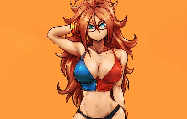 Girl, sexy, pantsu, cleavage, blouse, panties, long hair, boobs