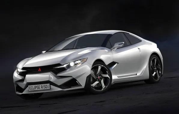 Mitsubishi, White, Renovated, Eclipse R-SD