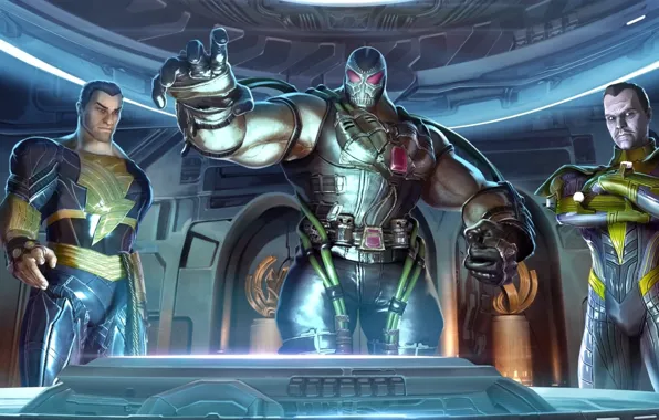 Маска, злодей, команда, бэйн, bane, DC Comics, Комиксы, желтый фонарь