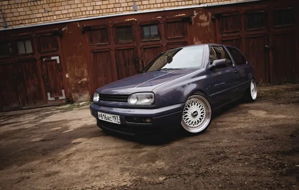 Volkswagen, golf, BBS