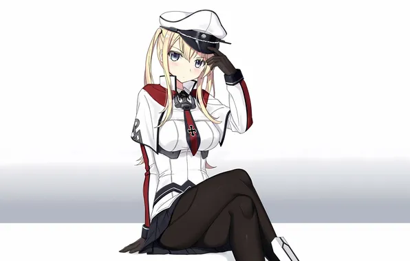 Girl, long hair, legs, anime, beautiful, pretty, cap, attractive