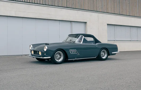 Феррари, Кабриолет, Ferrari, спорт кар, ретро автомобили, 1962, Ferrari 250 GT Cabriolet