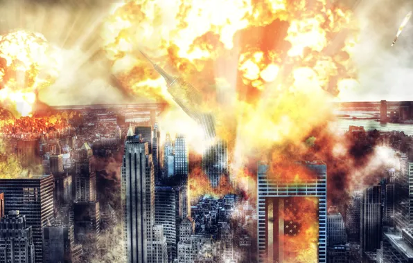 Картинка атомный взрыв, ядерная бомба, goodbye america