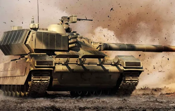 Техника, танк, полигон, вооружение, Армата, боевые действия