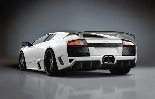 Авто, белый, Lamborghini