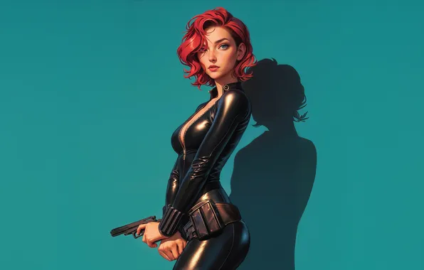 Картинка black widow, glamorous