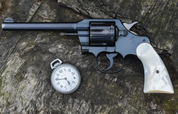 Часы, ствол, Police, Colt