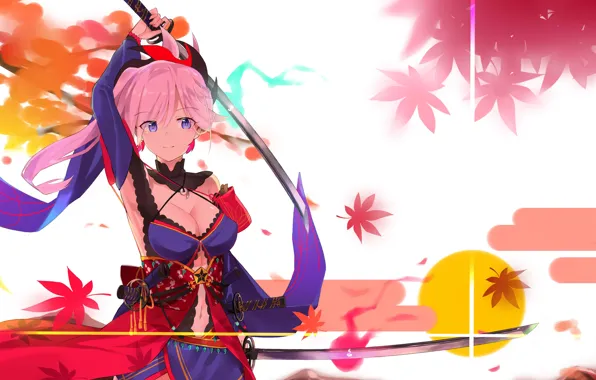 Kawaii, sword, anime, katana, ken, leaf, manga, konoha