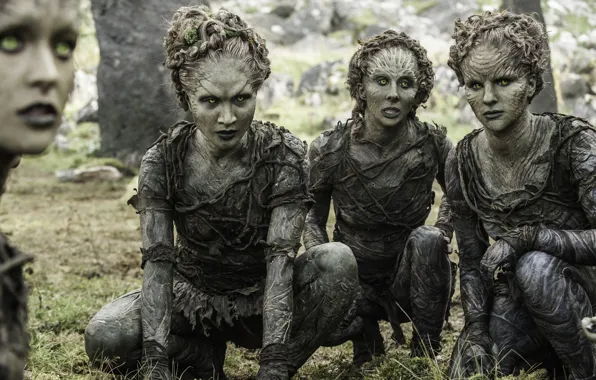 Girl, forest, woman, tree, north, A Song of Ice and Fire, Game of Thrones, warriors