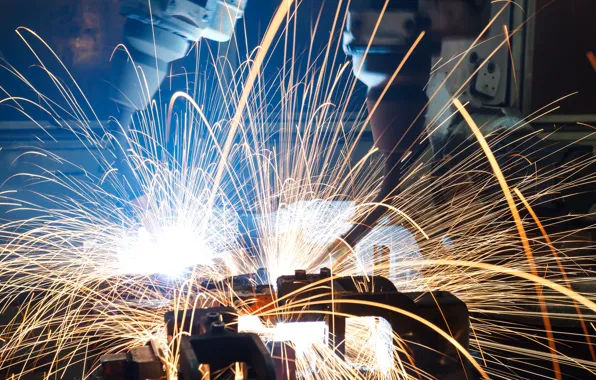 Sparks, welding, metallurgy