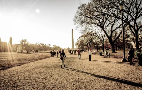 USA, Washington, Monument