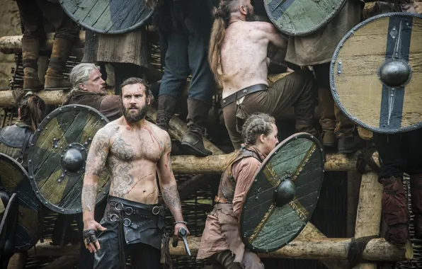 Войны, битва, Vikings, Викинги, Clive Standen, Rollo