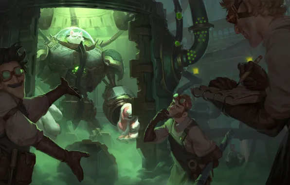 Люди, робот, мастера, Legends of Runeterra