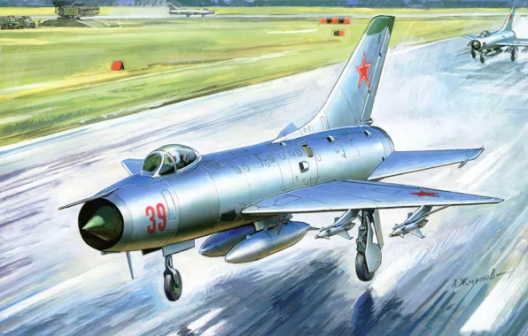 Картинка самолет, истребитель, арт, как, первый, всепогодный, созданный, советский